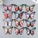 Magnet Plastic "Butterfly. Nightmare" set 12 pcs mix 10 cm