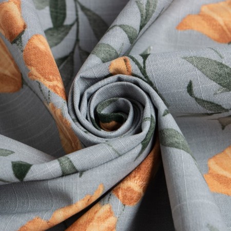 GPECT ETICE Yellow Poppies 149x180 cm, 100% cotton, reps 210 g/m2-2