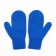 Double mittens, blue color, size 12 (3-6 years)