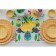 Ceramic Serving Dolyana "Cuties. Bunny ", 17.8 × 12.8 × 1.5 cm, yellow color