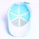 Baby cap for girls, Blue pp 54cm color