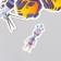 Stickers for creativity "Flying into space" embossing silver set 48 pcs 9x7x0.8 cm