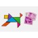 Board game "Tangram and Vietnamese game"
