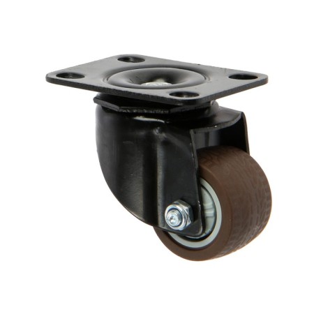 Furniture wheel Cappio d = 40, on the site, rotary, TPR coating