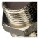 Nipple transition stout SFT-0004-000134, 1 "x 3/4", outer thread, nickel-plated brass