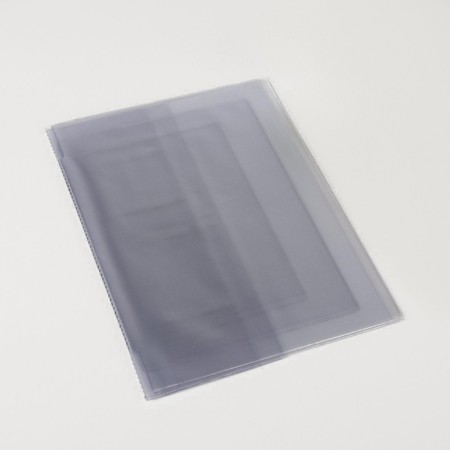 PVC liner for documents, 4 sets, transparent color