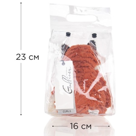 Soft Gulliver toy "Fox Embber", orange color, 28 cm-10