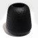 Vase for flowers "Sarah" made of black glass 22 x 20 x 20 cm