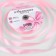 Satin tape, 20 mm × 91 ± 1 m, color pink No. 04