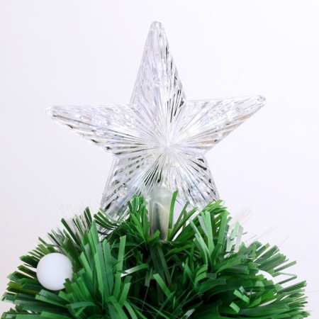 Fibrooptic Christmas tree "light" 120 cm d of the lower tier 65 cm 124 branches-3