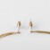 Hanging earrings "maxi", color gold, 23 cm