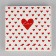 Square chocolate box "Hearts", 10.2 x 10.2 x 1.4 cm