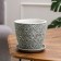 Flower Pot "Fan" turquoise bud No. 2 1.31 l