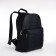 City backpack, textura made of artificial leather with zipper, outer pocket, blue color
