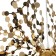 Bayerlux lamp "Istra" 3xg9 gold 58x58x30cm