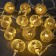Garland “thread” 4 m with nozzles “ball mesh”, ip20, transparent thread, 20 LED, glow warm white, 8 modes, 220 V