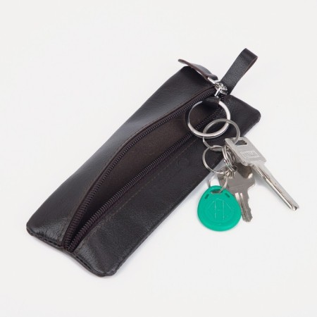 Key of Lightning Textura, length 17 cm, ring, brown color-3
