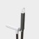 Raccoon cleaning set, 2 items: brush 26 × 94 cm, scoop 27 × 25 × 88 cm, white color