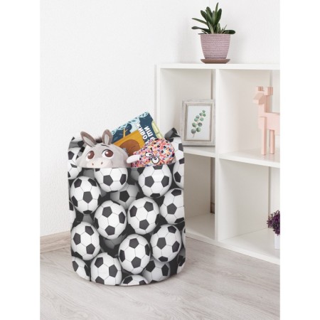 Basket for toys "Football rain, size 35x35 cm