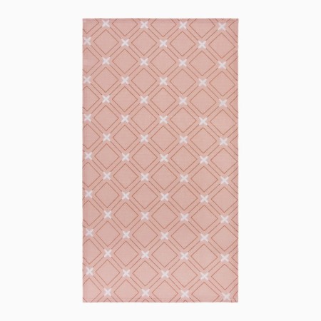 Towel 35x60cm crosses, pink, waffle, 120 g/m2, cotton 100%-1