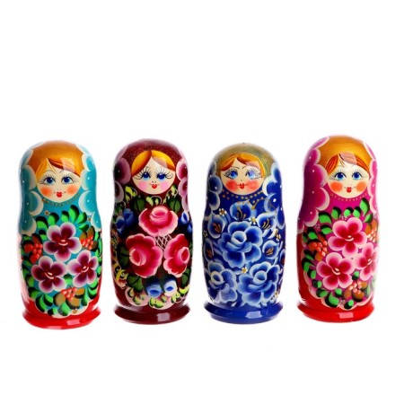 Matryoshka 5 in 1, painted, mix-12