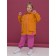 Windbreaker for girls, height 116 cm, amber color