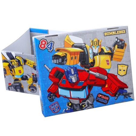 Gift box with a lid, folding, 31x25.5x16 cm, transformers-1