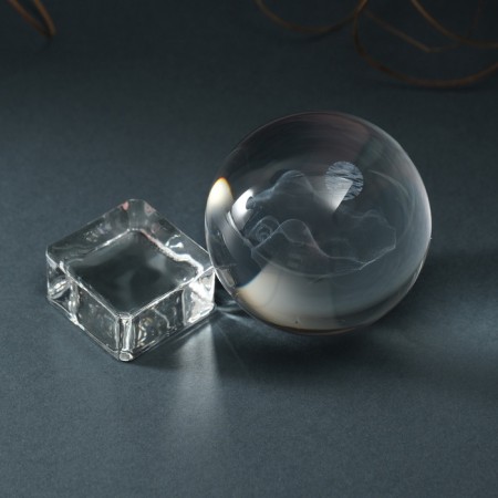Souvenir glass ball "Mountain" d = 6 cm-5