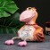 The piggy bank "Crow - Miracle in feathers" yellow, 20cm