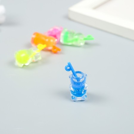 Decor for creativity Plastic "Lemonada - Bear" mix 1.2x1.2x2.7 cm-1