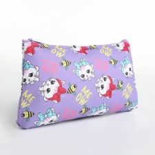 Lightning cosmetic bag, lilac color