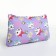 Lightning cosmetic bag, lilac color