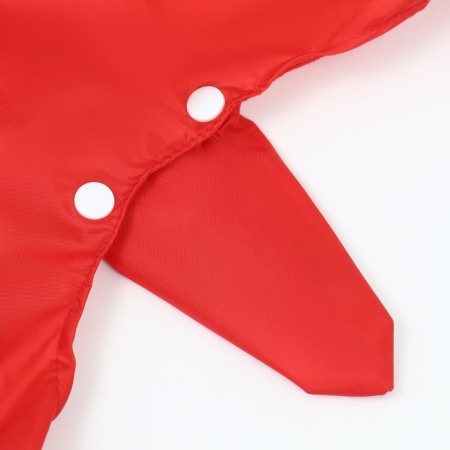 Dogue overalls, demi -season with covers on paws, size XL (DS 40, OG 42), red-6