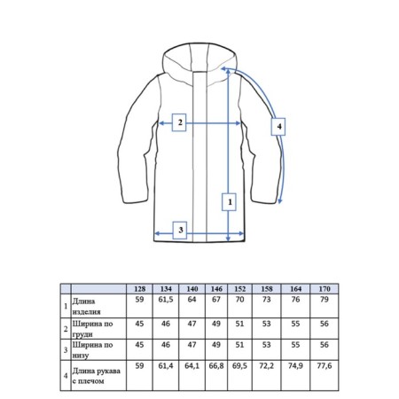 Boy jacket, height 146 cm-10