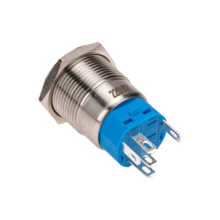 Anti-Vandal button Ø19 250V Fix (5C) On-OFF/OFF-on subv/Red Rexant-2
