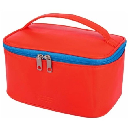 Cosmetic bag, 22x14x12 cm, scarlet blue