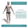 Bandage gate inguinal GPP-443H ecoten, beige color, size S