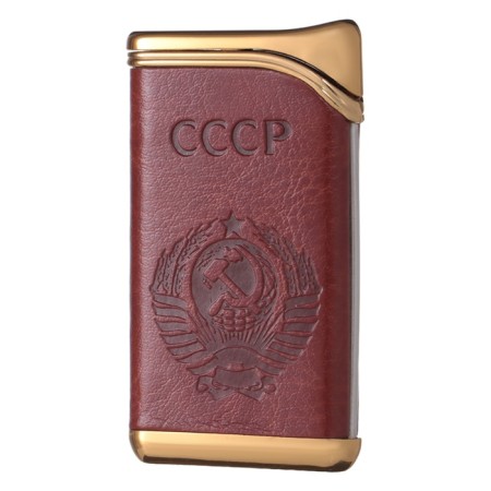 Gas lighter "USSR", piezo, flame adjustment, 6.4 x 3.5 x 0.7 cm-3