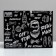 Gift double -sided folding, packaging, “brutal man”, 27 x 21 x 9 cm