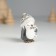 Polystone souvenir "Penguin in a hat, with a candy" 3.5x2.5x4.6 cm