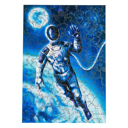 Figure puzzle "Cosmonaut", 130 parts, 20 × 29 cm-1