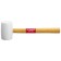 Kiyanka rubber bison 20511-450_z02, white rubber, wooden handle, 450 g