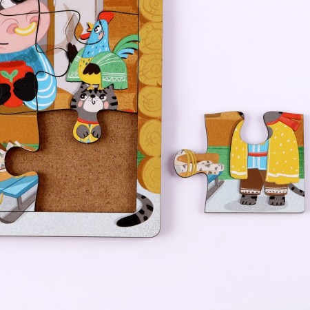 Puzzle "Tales. Winter of animals "-2