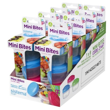Sistema To-Go, 130 ml, 3 pcs., Mix color-5