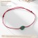 The wishes of the nephritis on the burgundy thread, the length is regulated