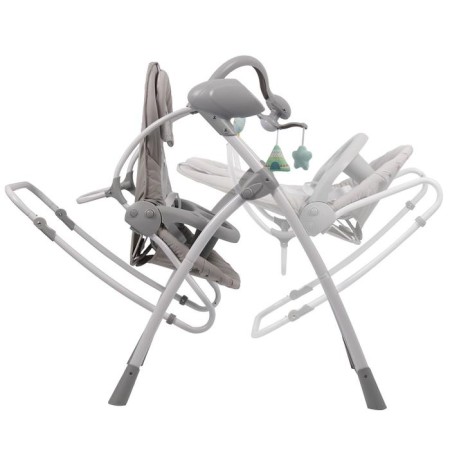 Electronic swing Misty, gray, with an adapter, p/y, 12 chalk., 5 speeds-1