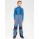 Semi-combinezone children, height 140 cm, dark gray color