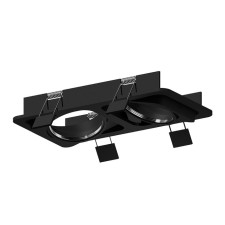 The luminaire housing is built -in rotary Ambrella diy System Elements C7664 for nozzles D70 mm, GU5.3, color black sand