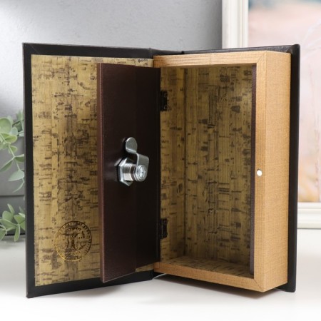 Safe Brush Tree leatherette "Theodore Dreiser. Financier" 21x13x5 cm-3