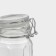 Glass Bank for bulk products with a Cornered Bug Castle, 250 ml, 8.5 × 6 × 11.5 cm